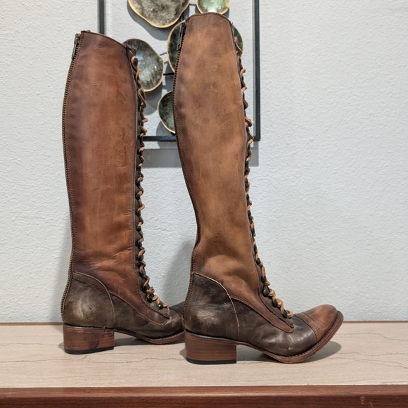 NEW FreeBird ARLO Lace Up Knee High Boots size 7 - Picture 8 of 16
